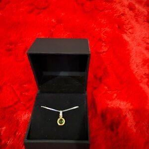 Kay Jewelers Silver Necklace with Gold Pendant